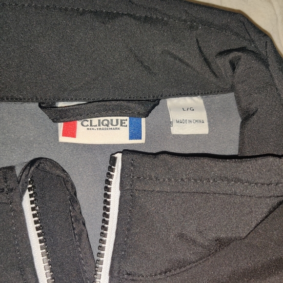 Clique black men's jacket size large - Picture 7 of 11